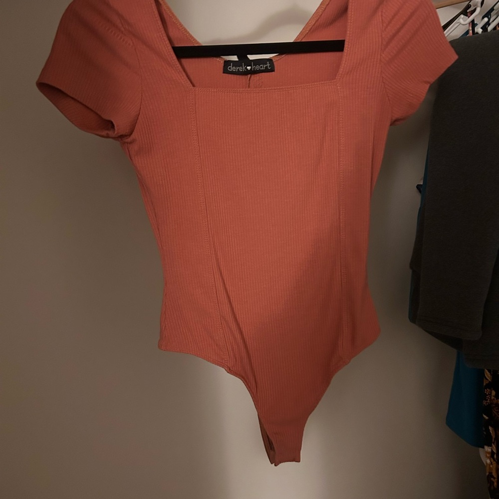 Women's Pink Bodysuit Top